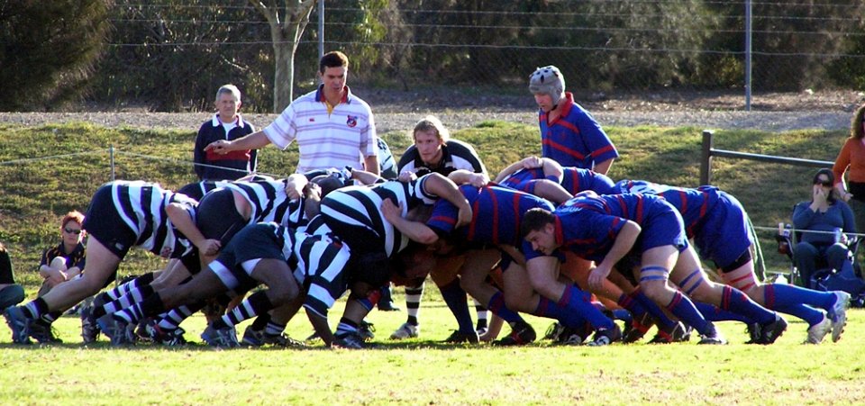 1st XV - scrum